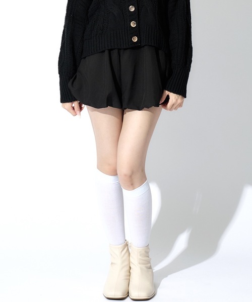 ALLuRing ChaRm（アリュリングチャーム）の「Balloon Mini Skirt / バルーンミニスカート（スカート・レディース・ホワイト/ブラック・S/M）」の13枚目の写真