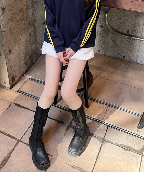 ALLuRing ChaRm（アリュリングチャーム）の「Balloon Mini Skirt / バルーンミニスカート（スカート・レディース・ホワイト/ブラック・S/M）」の19枚目の写真