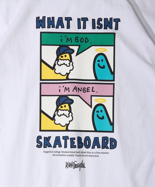 (What it isNt)ART BY MARKGONZALES(ワットイットイズント)の「【MARKGONZALES】What it isNt LONG SLEEVE TEE(Tシャツ/カットソー・メンズ・ライトグレー/パープル/エメラルド/ホワイト系1/ブラック系1/ライトグレー系2/ブラック系その他2/ホワイト系その他2・M/L/XL)」の13枚目の写真