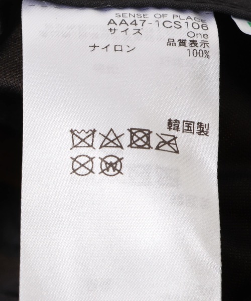 SENSE OF PLACE by URBAN RESEARCH（センスオブプレイスバイアーバンリサーチ）の「グラフィックロゴキャップ B（キャップ・メンズ・グリーン/ブラック・ONE）」の8枚目の写真