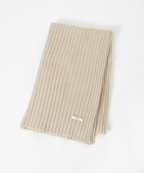ITEMS URBANRESEARCH（アイテムズ アーバンリサーチ）の「リブニットビッグストール（ストール/ショール・レディース・レッド/モカ/グレー系その他・-）」の7枚目の写真