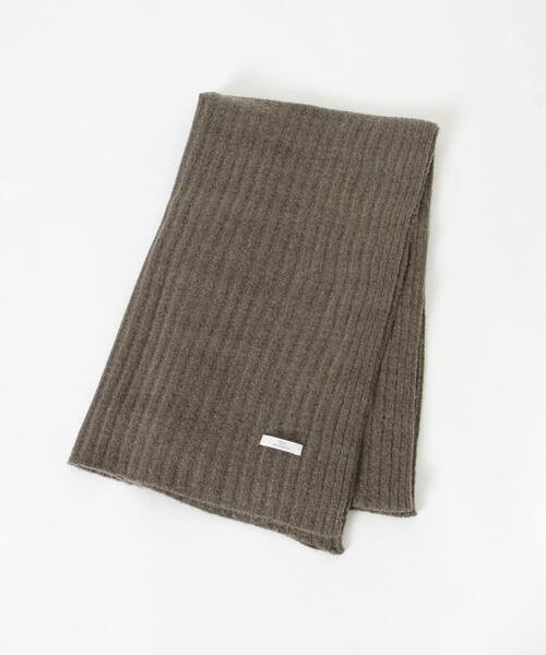 ITEMS URBANRESEARCH（アイテムズ アーバンリサーチ）の「リブニットビッグストール（ストール/ショール・レディース・レッド/モカ/グレー系その他・-）」の13枚目の写真