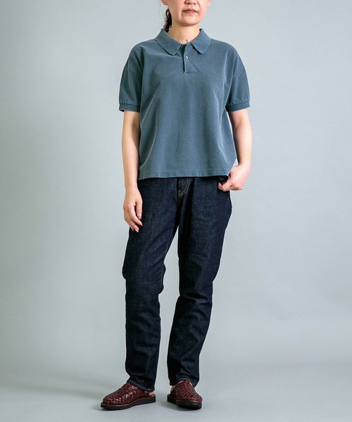 OMNIGOD（オムニゴッド）の「[OMNIGOD womens / オムニゴッド] 10ozデニム 5Pイージーテーパードパンツ（デニムパンツ・レディース・ワンウォッシュ・1/0）」の16枚目の写真
