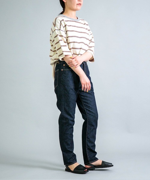 OMNIGOD（オムニゴッド）の「[OMNIGOD womens / オムニゴッド] 10ozデニム 5Pイージーテーパードパンツ（デニムパンツ・レディース・ワンウォッシュ・1/0）」の17枚目の写真