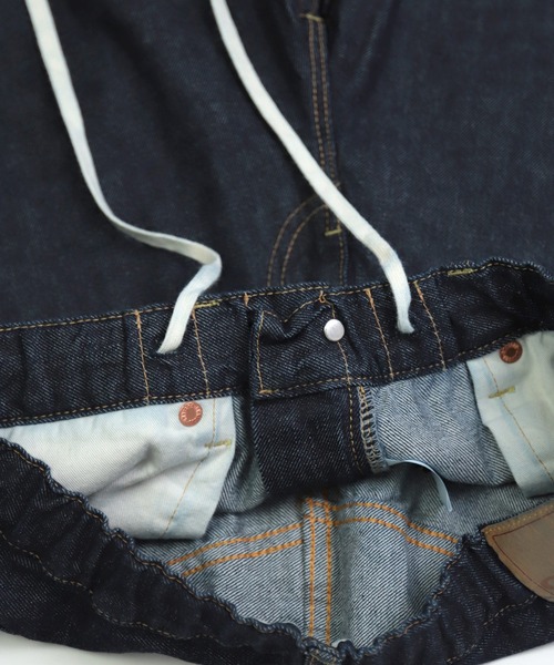 OMNIGOD womens / オムニゴッド] 10ozデニム 5Pイージーテーパード