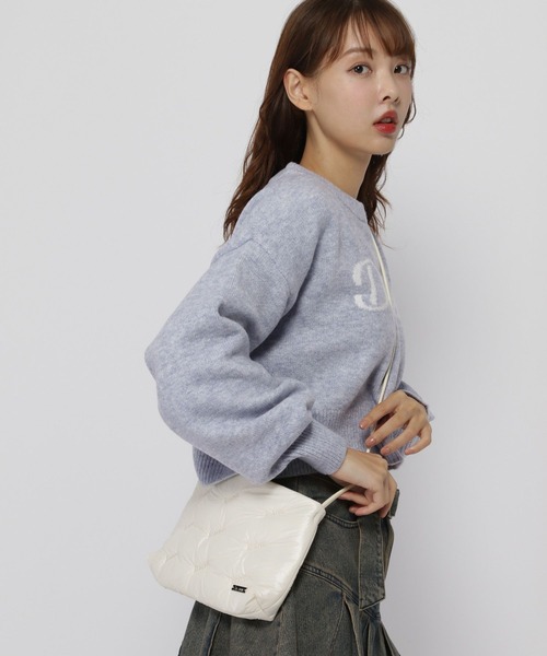3.3 Field Trip （3.3フィールドトリップ）の「3.3 Field Trip／ジャガードロゴニット（ニット/セーター・レディース・グレー/ブルー・FREE）」の7枚目の写真