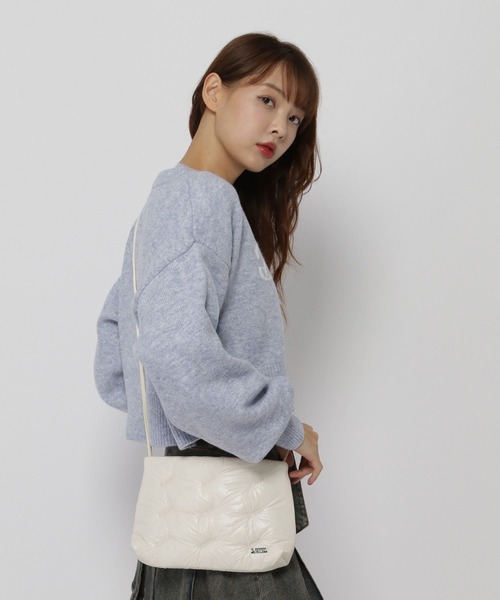 3.3 Field Trip （3.3フィールドトリップ）の「3.3 Field Trip／ジャガードロゴニット（ニット/セーター・レディース・グレー/ブルー・FREE）」の22枚目の写真