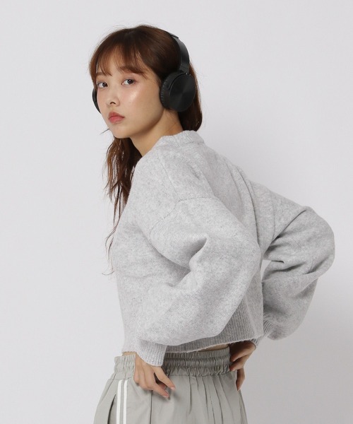 3.3 Field Trip （3.3フィールドトリップ）の「3.3 Field Trip／ジャガードロゴニット（ニット/セーター・レディース・グレー/ブルー・FREE）」の17枚目の写真