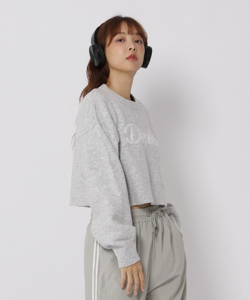 3.3 Field Trip （3.3フィールドトリップ）の「3.3 Field Trip／ジャガードロゴニット（ニット/セーター・レディース・グレー/ブルー・FREE）」の18枚目の写真