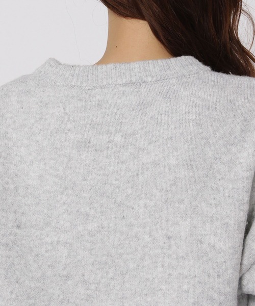 3.3 Field Trip （3.3フィールドトリップ）の「3.3 Field Trip／ジャガードロゴニット（ニット/セーター・レディース・グレー/ブルー・FREE）」の14枚目の写真