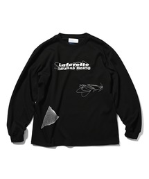 LFYT ラファイエット【Lafayette】× ソーラス ビーイング【SauRas Being】- ロゴTシャツ【LOGO L/S TEE LA240107】