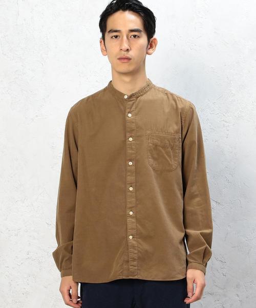 green label relaxing（グリーンレーベルリラクシング）の「□G/D CORDUROY BAND/C シャツ◆（Tシャツ/カットソー・メンズ・ブラウン/ネイビー/ホワイト・SMALL/MEDIUM/LARGE/X-LARGE）」の11枚目の写真