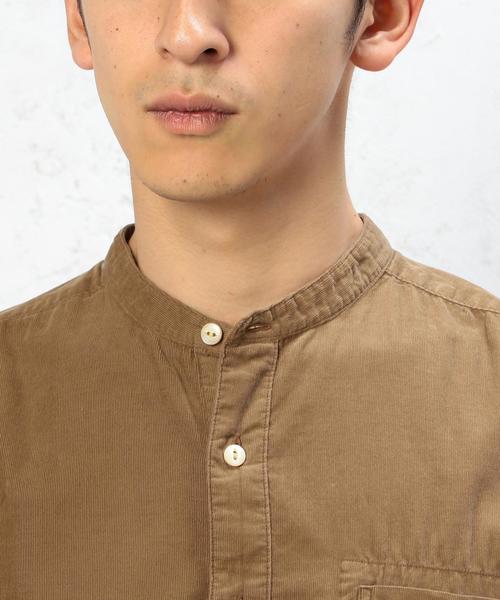 green label relaxing（グリーンレーベルリラクシング）の「□G/D CORDUROY BAND/C シャツ◆（Tシャツ/カットソー・メンズ・ブラウン/ネイビー/ホワイト・SMALL/MEDIUM/LARGE/X-LARGE）」の14枚目の写真