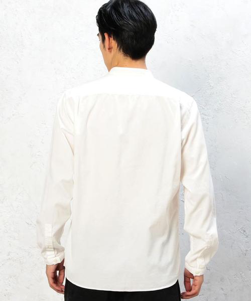 green label relaxing（グリーンレーベルリラクシング）の「□G/D CORDUROY BAND/C シャツ◆（Tシャツ/カットソー・メンズ・ブラウン/ネイビー/ホワイト・SMALL/MEDIUM/LARGE/X-LARGE）」の6枚目の写真