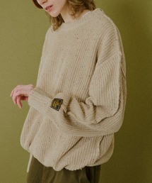 BROKEN BASE（ブロークンベース）の「ドローコードカラーネップインサイドアウトニット（ニット/セーター）」