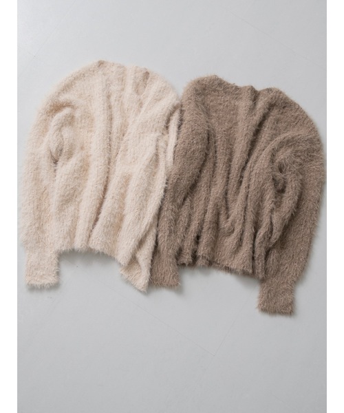 JUMELLE(ジュメロ)の「fuzzy knit(ニット/セーター・レディース・アイボリー/グレイッシュベージュ・MEDIUM)」の12枚目の写真