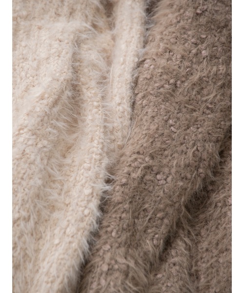 JUMELLE(ジュメロ)の「fuzzy knit(ニット/セーター・レディース・アイボリー/グレイッシュベージュ・MEDIUM)」の11枚目の写真