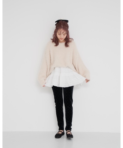 JUMELLE(ジュメロ)の「fuzzy knit(ニット/セーター・レディース・アイボリー/グレイッシュベージュ・MEDIUM)」の10枚目の写真