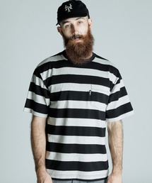 schott(�V���b�g)��Schott/�V���b�g/WIDE BORDER POCKET T-SHIRT/���C�h�{�[�_�[ �|�P�b�gT�V���c(T�V���c/�J�b�g�\�[)