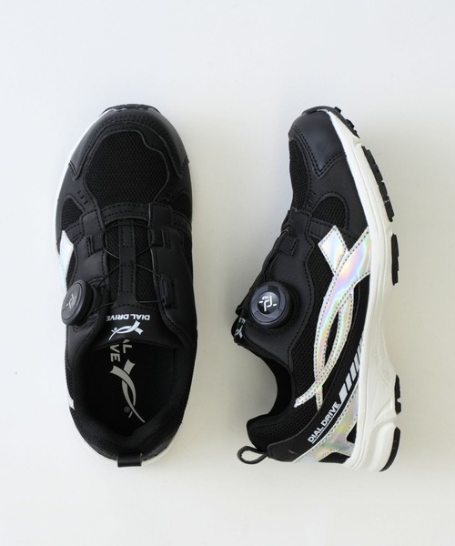 DIAL DRIVE（ダイヤルドライブ）の「【DIAL DRIVE】ダイヤルドライブ SHELL（スニーカー・キッズ・ホワイト/ブラック/ピンク/パープル・21cm/22cm/20cm/19cm/22.5cm/21.5cm/23cm/18cm）」の2枚目の写真