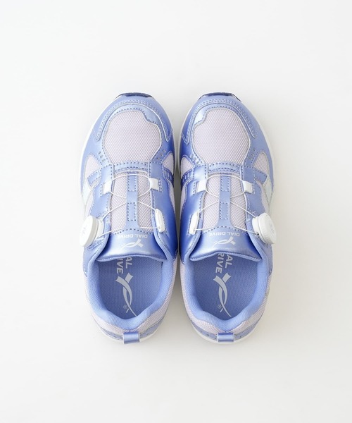 DIAL DRIVE（ダイヤルドライブ）の「【DIAL DRIVE】ダイヤルドライブ SHELL（スニーカー・キッズ・ホワイト/ブラック/ピンク/パープル・21cm/22cm/20cm/19cm/22.5cm/21.5cm/23cm/18cm）」の7枚目の写真