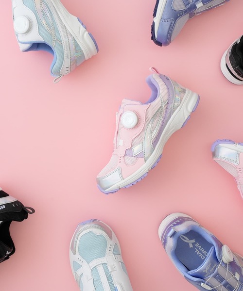 DIAL DRIVE（ダイヤルドライブ）の「【DIAL DRIVE】ダイヤルドライブ SHELL（スニーカー・キッズ・ホワイト/ブラック/ピンク/パープル・21cm/22cm/20cm/19cm/22.5cm/21.5cm/23cm/18cm）」の18枚目の写真