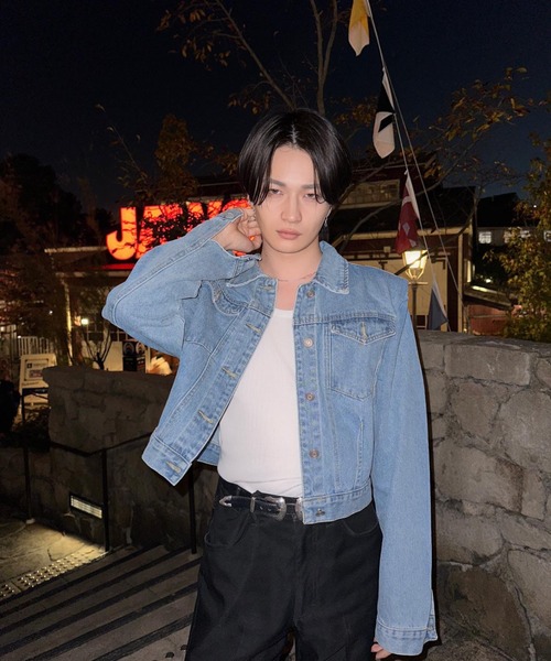 クロップドデニムジャケット（デニムジャケット）｜Otte（オッテ）の