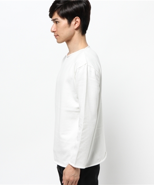 WHO'S WHO gallery（フーズフーギャラリー）の「POP裏毛ボートネックスウェット（スウェット・メンズ・ホワイト/グレー/ネイビー・MEDIUM/LARGE）」の4枚目の写真