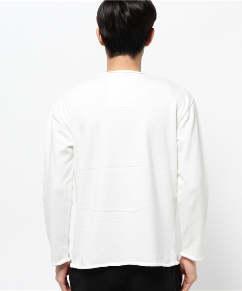 WHO'S WHO gallery（フーズフーギャラリー）の「POP裏毛ボートネックスウェット（スウェット・メンズ・ホワイト/グレー/ネイビー・MEDIUM/LARGE）」の5枚目の写真