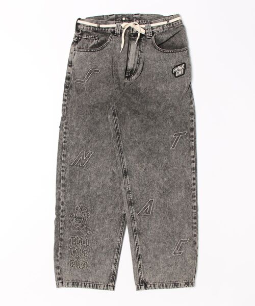 SANTA CRUZ（サンタクルーズ）の「【ムラサキスポーツ限定】SANTACRUZ/サンタクルーズ ロンパン デニム セミワイド 刺繍 502251502（その他パンツ・メンズ・ブラック系その他/ブラック・M/L）」の19枚目の写真