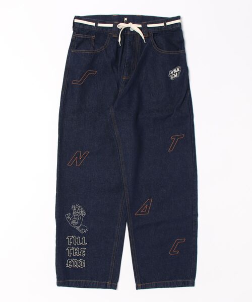 SANTA CRUZ（サンタクルーズ）の「【ムラサキスポーツ限定】SANTACRUZ/サンタクルーズ ロンパン デニム セミワイド 刺繍 502251502（その他パンツ・メンズ・ブラック系その他/ブラック・M/L）」の18枚目の写真