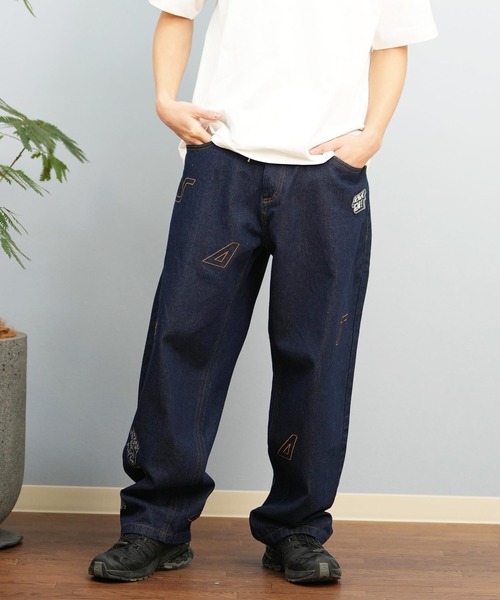 SANTA CRUZ（サンタクルーズ）の「【ムラサキスポーツ限定】SANTACRUZ/サンタクルーズ ロンパン デニム セミワイド 刺繍 502251502（その他パンツ・メンズ・ブラック系その他/ブラック・M/L）」の20枚目の写真