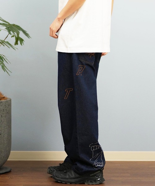 SANTA CRUZ（サンタクルーズ）の「【ムラサキスポーツ限定】SANTACRUZ/サンタクルーズ ロンパン デニム セミワイド 刺繍 502251502（その他パンツ・メンズ・ブラック系その他/ブラック・M/L）」の21枚目の写真