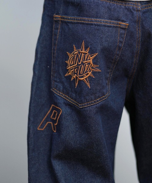 SANTA CRUZ（サンタクルーズ）の「【ムラサキスポーツ限定】SANTACRUZ/サンタクルーズ ロンパン デニム セミワイド 刺繍 502251502（その他パンツ・メンズ・ブラック系その他/ブラック・M/L）」の8枚目の写真