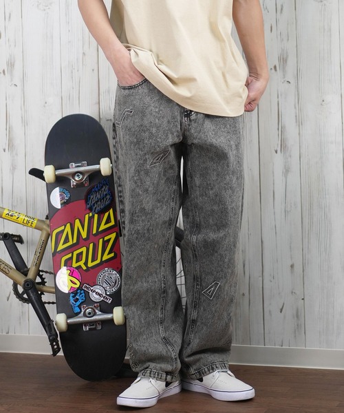 SANTA CRUZ（サンタクルーズ）の「【ムラサキスポーツ限定】SANTACRUZ/サンタクルーズ ロンパン デニム セミワイド 刺繍 502251502（その他パンツ・メンズ・ブラック系その他/ブラック・M/L）」の11枚目の写真