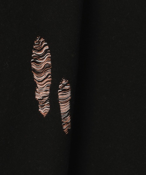 PAGEBOY（ページボーイ）の「ロゴダメージニットプルオーバー（ニット/セーター・レディース・オフホワイト/ブラック/イエロー系その他・FREE）」の9枚目の写真