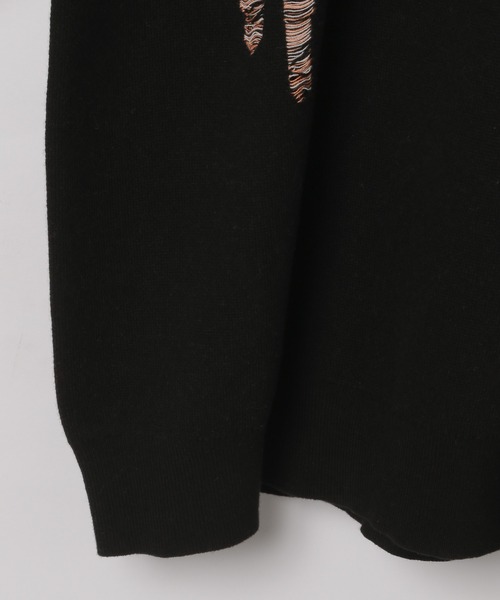 PAGEBOY（ページボーイ）の「ロゴダメージニットプルオーバー（ニット/セーター・レディース・オフホワイト/ブラック/イエロー系その他・FREE）」の10枚目の写真