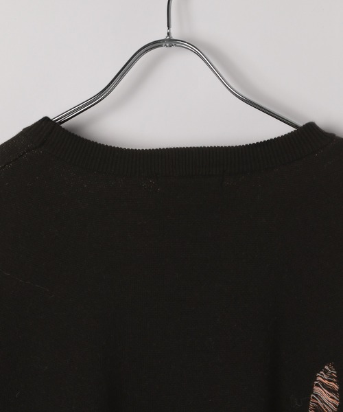 PAGEBOY（ページボーイ）の「ロゴダメージニットプルオーバー（ニット/セーター・レディース・オフホワイト/ブラック/イエロー系その他・FREE）」の12枚目の写真