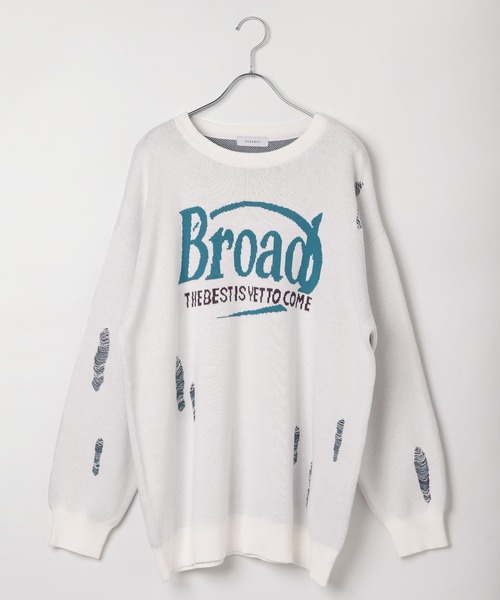 PAGEBOY（ページボーイ）の「ロゴダメージニットプルオーバー（ニット/セーター・レディース・オフホワイト/ブラック/イエロー系その他・FREE）」の13枚目の写真