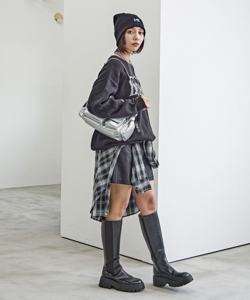 PAGEBOY（ページボーイ）の「ロゴダメージニットプルオーバー（ニット/セーター・レディース・オフホワイト/ブラック/イエロー系その他・FREE）」の20枚目の写真