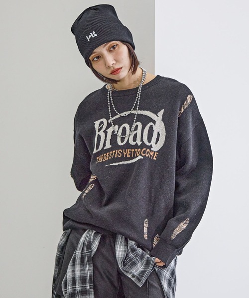 PAGEBOY（ページボーイ）の「ロゴダメージニットプルオーバー（ニット/セーター・レディース・オフホワイト/ブラック/イエロー系その他・FREE）」の22枚目の写真