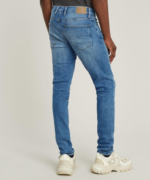 G-STAR（ジースター）の「REVEND FWD SKINNY JEANS/ヴィンテージライクストレッチスキニージーンズ（デニムパンツ・メンズ・ライトインディゴブルー・29/30/33/30/32/30/31/30/30/30/34/30/28/30/36/30/28/32/36/32/32/32/30/32/34/32/33/32/31/32）」の5枚目の写真