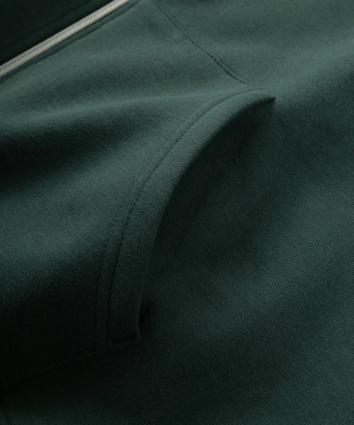 make a ray!（メイク ア レイ！）の「【85】おばけイラスト ワンポイント刺繍 & 袖プリント 裏起毛 ジップパーカー（パーカー・レディース・グリーン/チャコールグレー/ブラック/グレー/グレー系/グレー系1/グリーン系/ブラック系・M/L）」の10枚目の写真