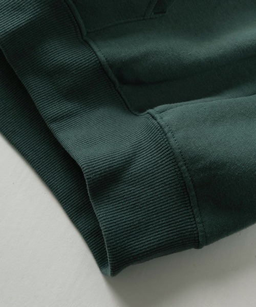 make a ray!（メイク ア レイ！）の「【85】おばけイラスト ワンポイント刺繍 & 袖プリント 裏起毛 ジップパーカー（パーカー・レディース・グリーン/チャコールグレー/ブラック/グレー/グレー系/グレー系1/グリーン系/ブラック系・M/L）」の9枚目の写真