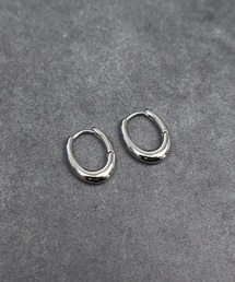 ブラス ユニークデザイン ミニフープピアス