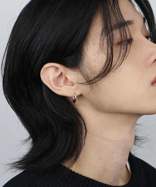 4INT.（フォイント）の「ブラス ユニークデザイン ミニフープピアス（ピアス（両耳用）・メンズ・C/A/B・FREE）」の18枚目の写真