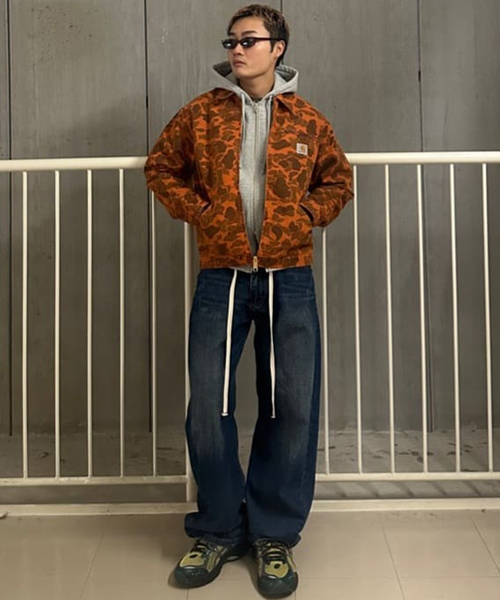 ジャケット・アウター Carhartt DUCK DETROIT JACKET Carhartt カーハート DUCK DETROIT JACKET BLANKET LINED ダック