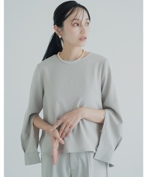 小さいサイズ 【レディーススーツ】2WAY9分袖ブラウス (セットアップ対応・上下別売り) 低身長さん・小柄女性