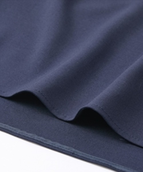 Petitjo（プッチージョ）の「小さいサイズ　【レディーススーツ】2WAY9分袖ブラウス (セットアップ対応・上下別売り)　低身長さん・小柄女性（シャツ/ブラウス・レディース・グレイッシュベージュ/ブラック/ネイビー・PSS/PS/PM/PL）」の13枚目の写真