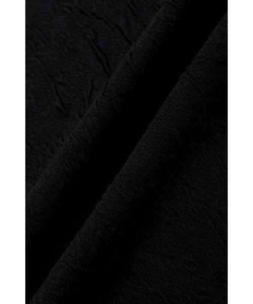 HIGH STREET（ハイストリート）の「HIGH STREET∴ウォールふくれジャカード半袖クルーネックカットソー（Tシャツ/カットソー・メンズ・ホワイト/ブラック・LL/L/M）」の5枚目の写真